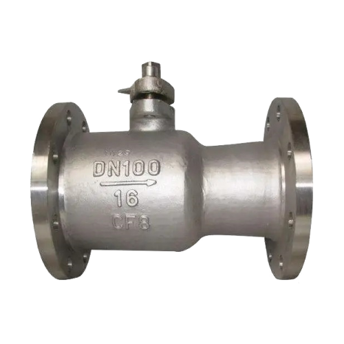 One-piece high-temperature ball valve
