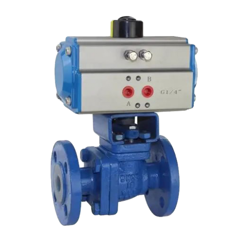 Pneumatic Fluorine Lined Ball Valve