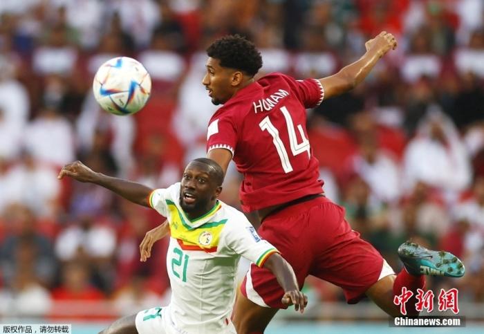 卡塔尔世界杯首球虽现身 仍以1-3不敌塞内加尔